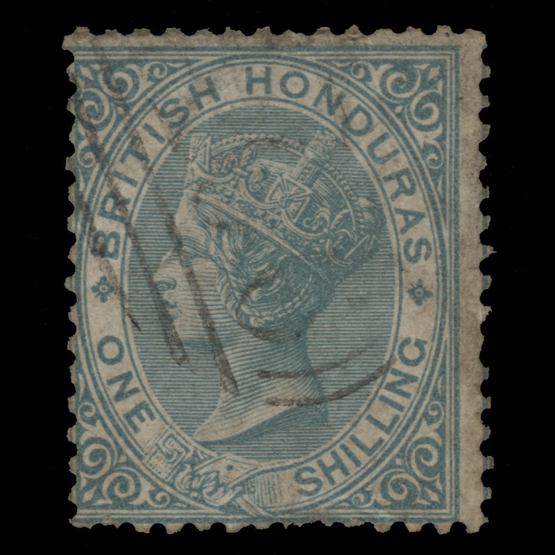 British Honduras 1865 (Used) 1s Green