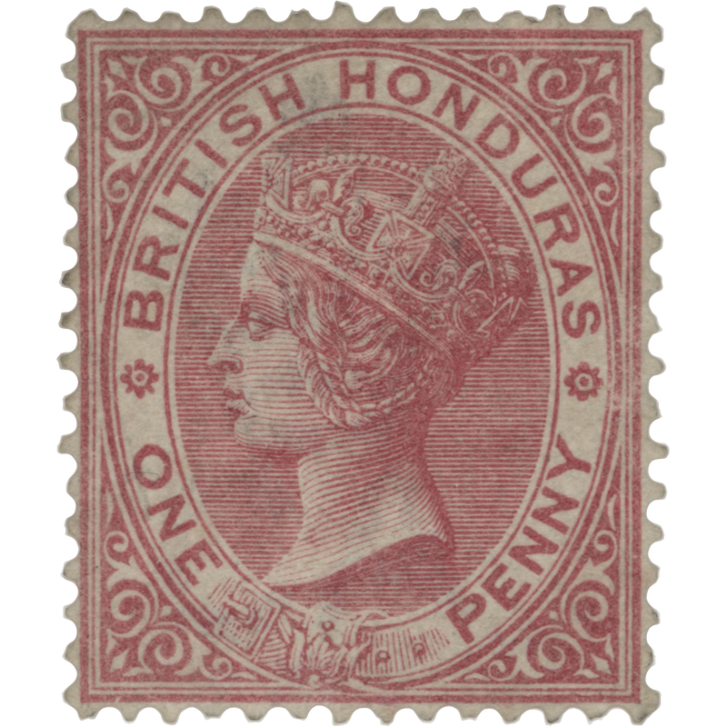 British Honduras 1884 (Unused) 1d Rose