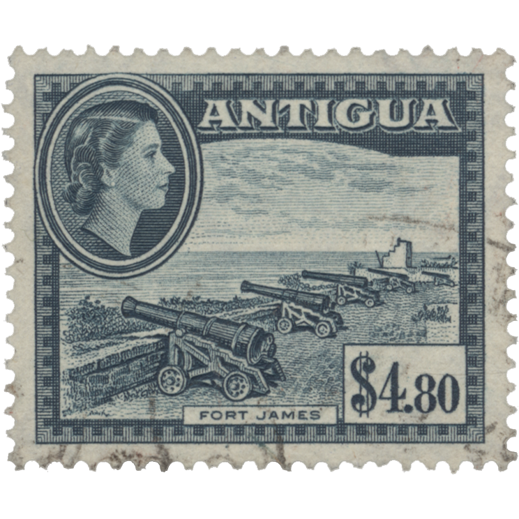 Antigua 1953 (Used) $4.80 Fort James