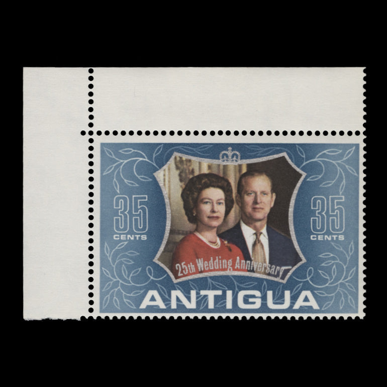Antigua 1972 (Variety) Royal Silver Wedding inverted watermark