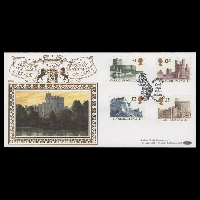 Great Britain 1992 (FDC) High Value Castles