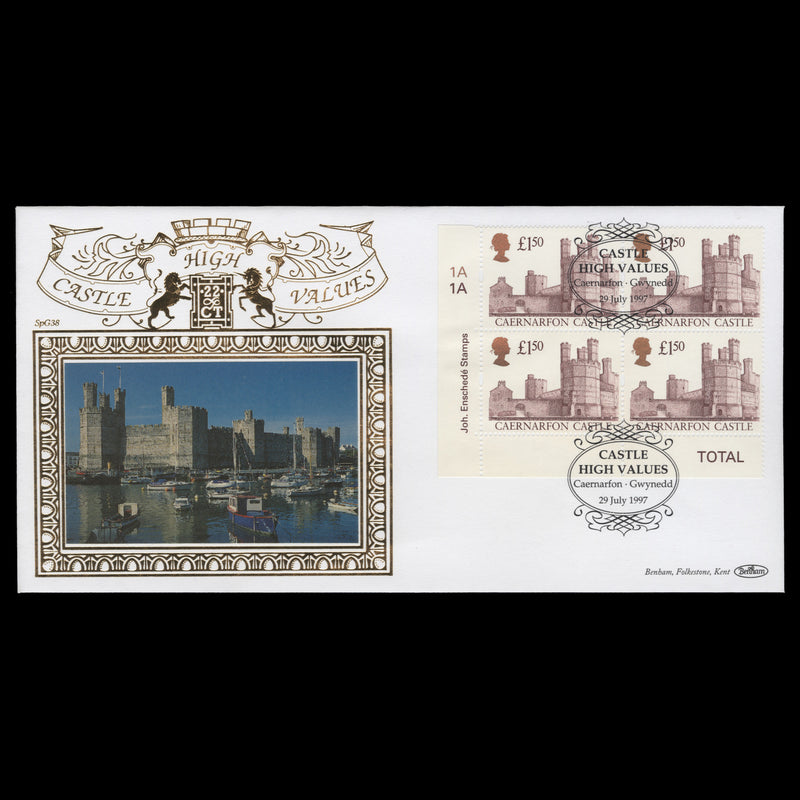 Great Britain 1997 (FDC) £1.50 Caernarfon Castle
