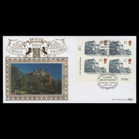 Great Britain 1997 (FDC) £2 Edinburgh Castle