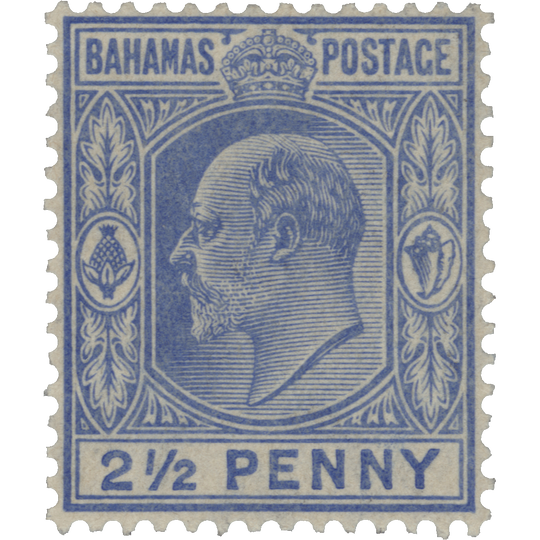 Bahamas 1907 (MNH) 2½d Ultramarine
