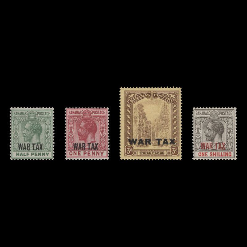 Bahamas 1918 (MMH) War Tax Provisionals