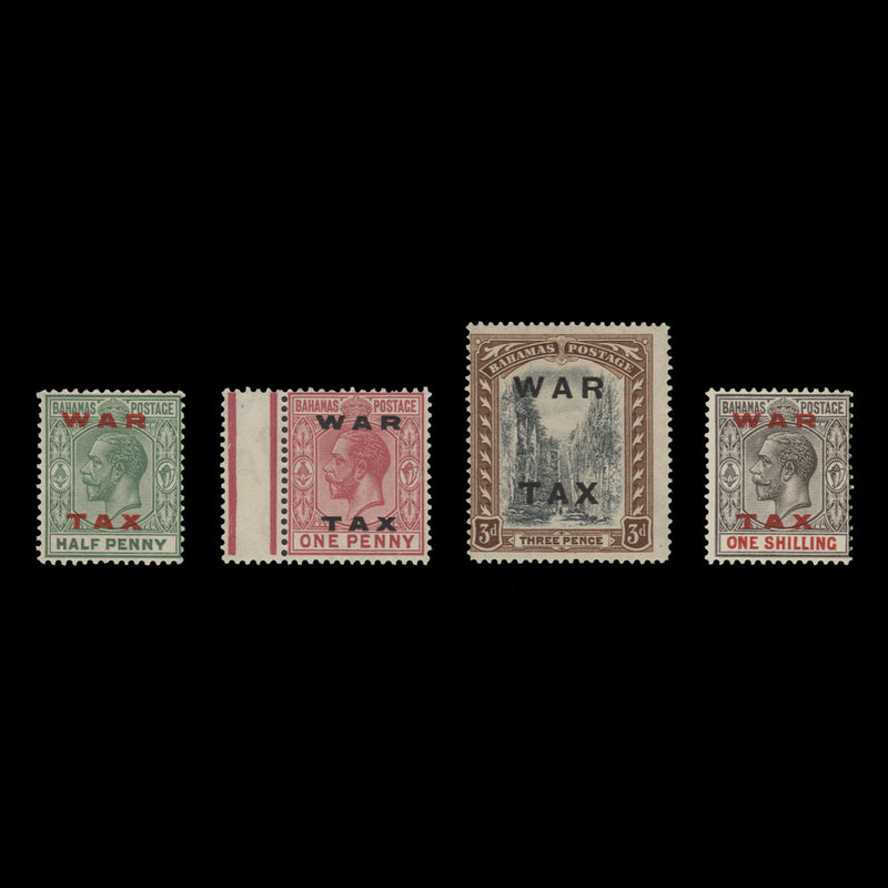 Bahamas 1919 (MMH) War Tax Provisionals