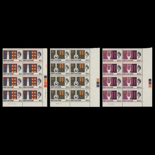 Gilbert & Ellice Islands 1966 (MNH) UNESCO Anniversary plate blocks