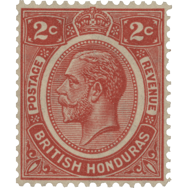 British Honduras 1926 (MNH) 2c Rose-Carmine