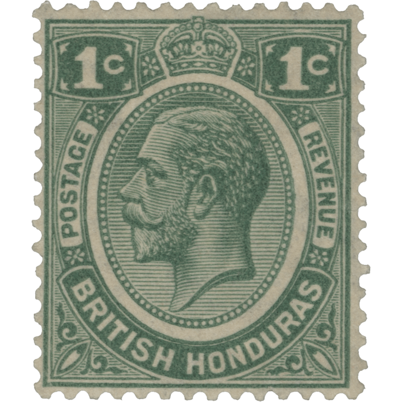 British Honduras 1929 (MLH) 1c Green
