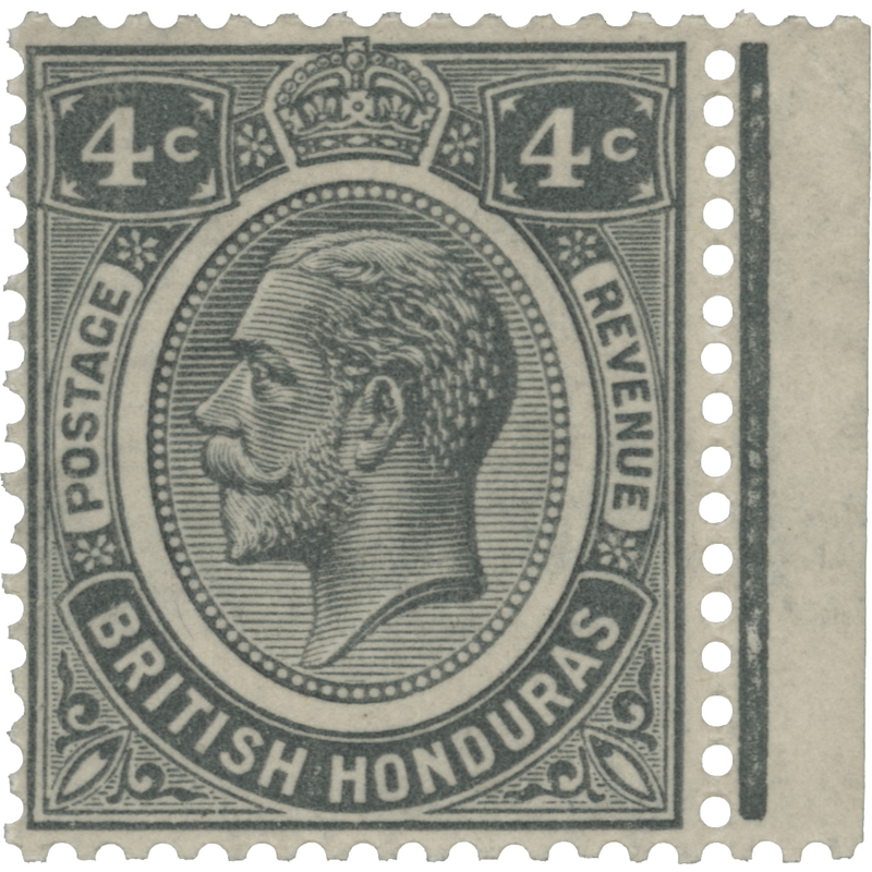 British Honduras 1929 (MNH) 4c Grey