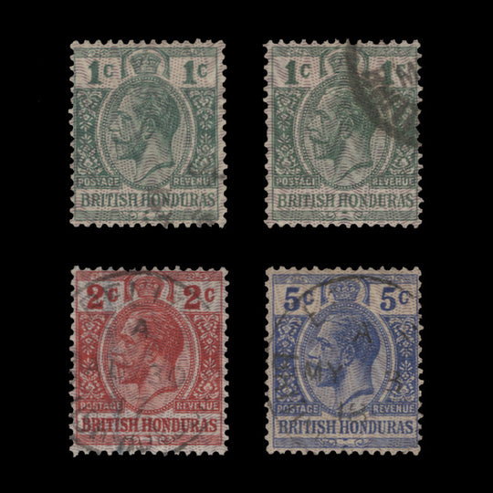 British Honduras 1915 (Used) King George V Definitives