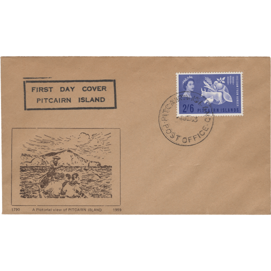 Pitcairn Islands 1963 (FDC) 2s6d Freedom From Hunger