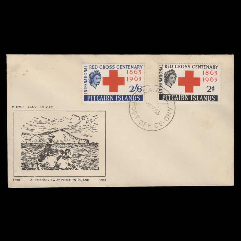 Pitcairn Islands 1963 (FDC) Red Cross Centenary