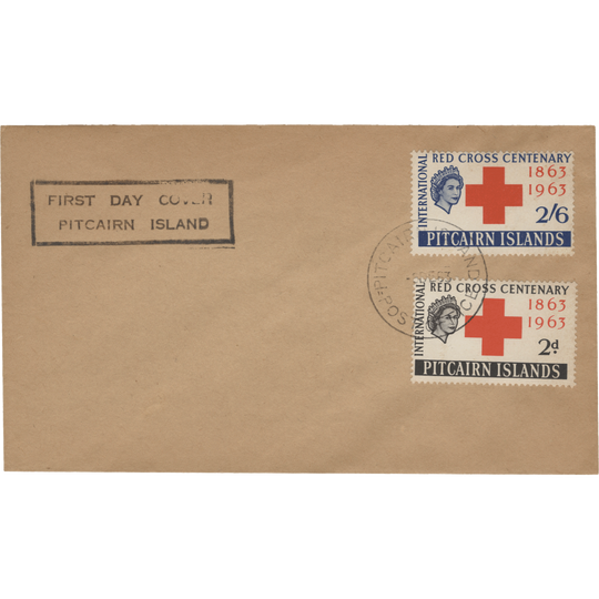 Pitcairn Islands 1963 (FDC) Red Cross Centenary