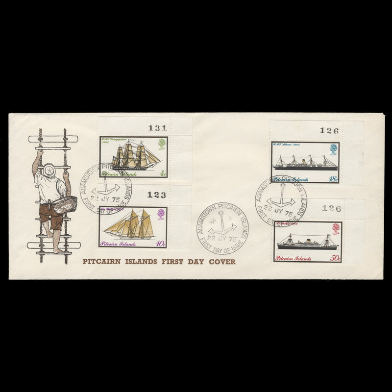 Pitcairn Islands 1975 (FDC) Mailboats