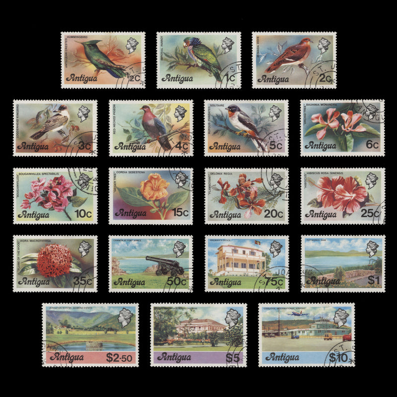 Antigua 1976 (Used) Definitives, without imprint