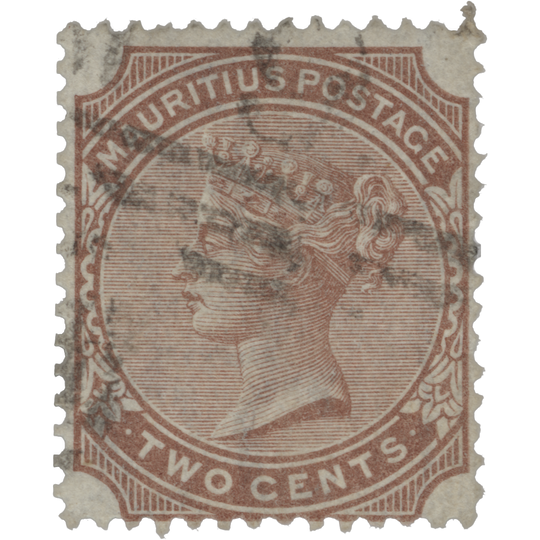 Mauritius 1880 (Used) 2c Venetian Red