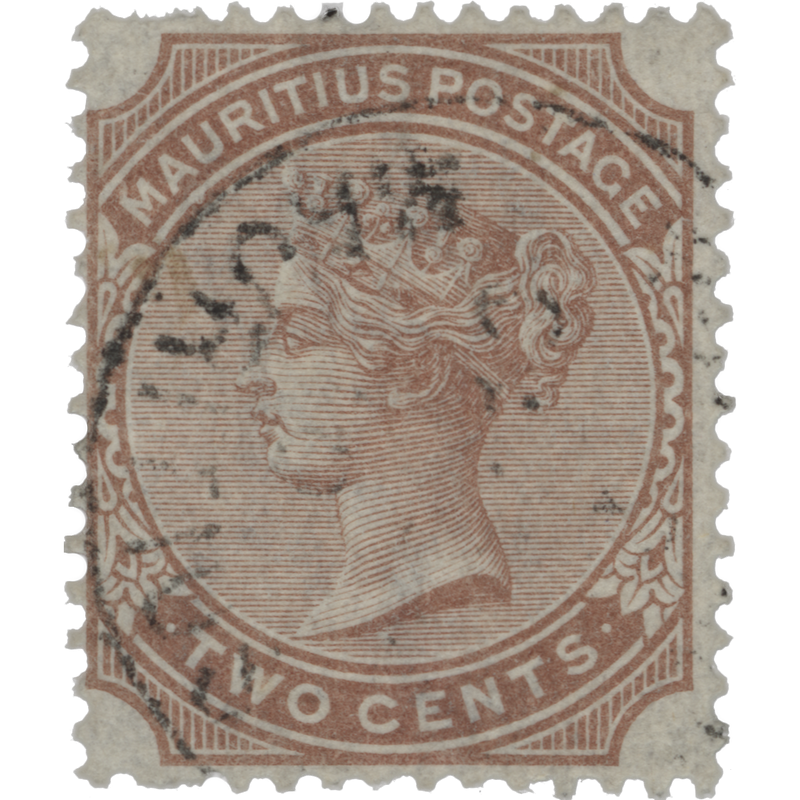 Mauritius 1880 (Used) 2c Venetian Red