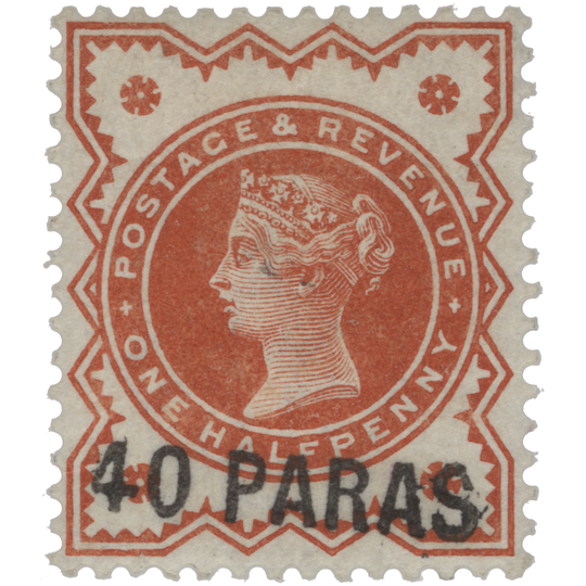 British Levant 1893 (Unused) 40pa/½d Vermilion