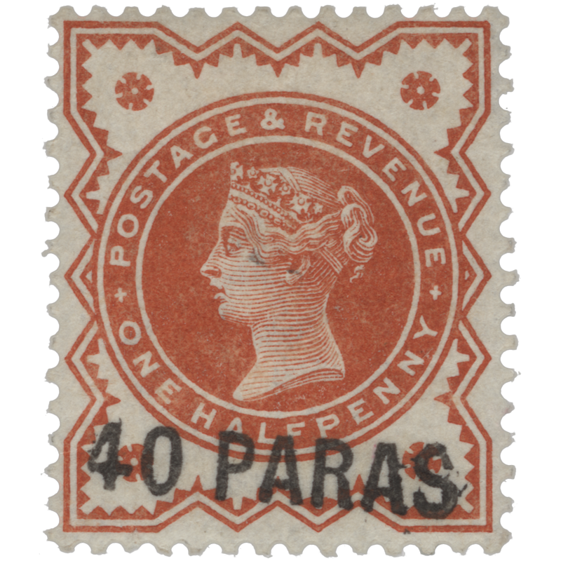 British Levant 1893 (Unused) 40pa/½d Vermilion