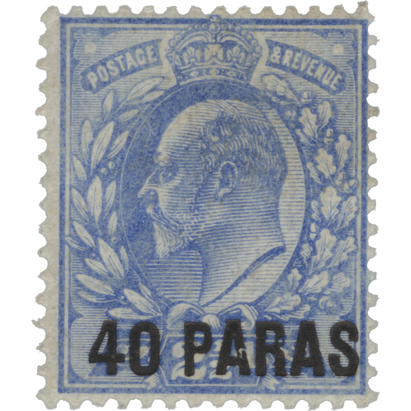 British Levant 1902 (Unused) 40pa/2½d Ultramarine