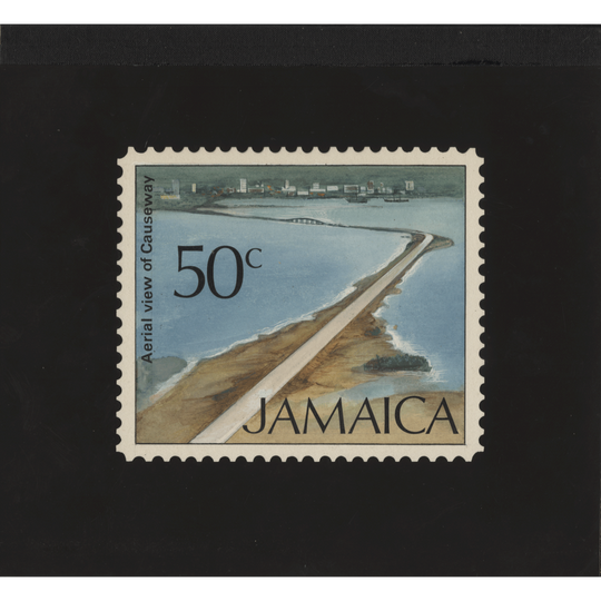 Jamaica 1972 Causeway watercolour essay