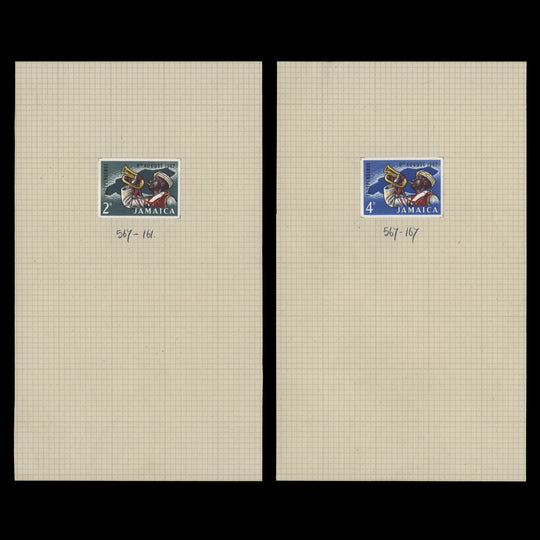 Jamaica 1962 Independence imperf proofs