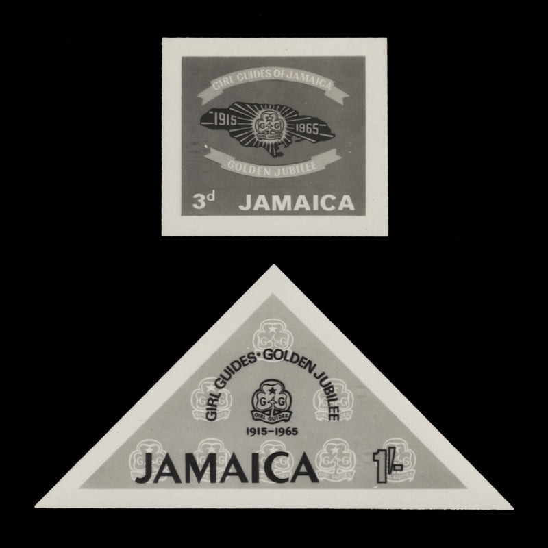 Jamaica 1965 Girl Guides Golden Jubilee photographic proofs