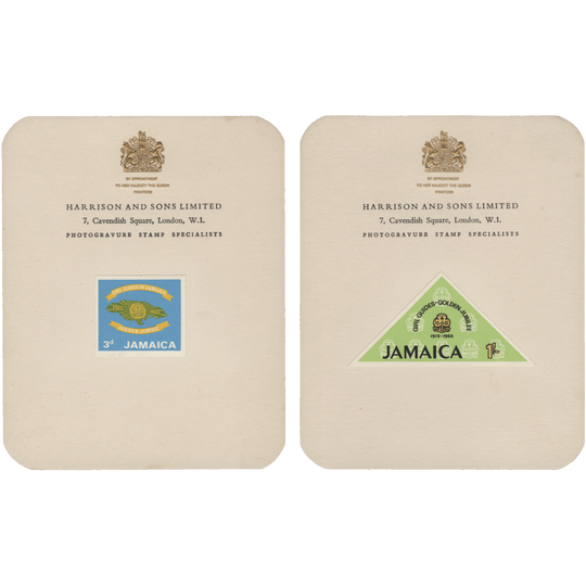 Jamaica 1965 Girl Guides Golden Jubilee imperf proofs