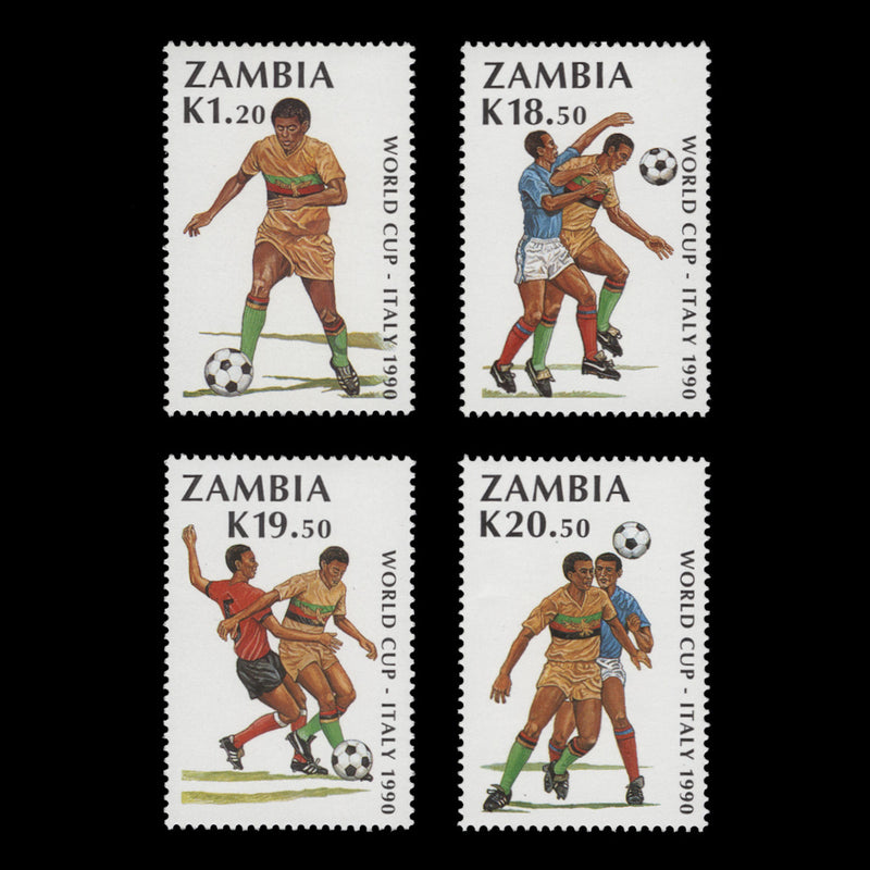 Zambia 1990 (MNH) World Cup Football, Italy