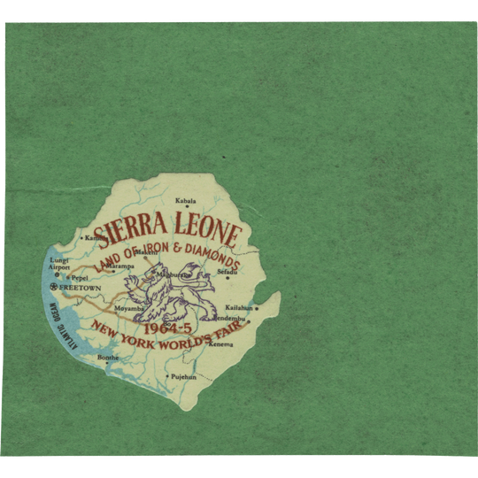 Sierra Leone 1964 (Variety) 5s World Fair, New York missing value