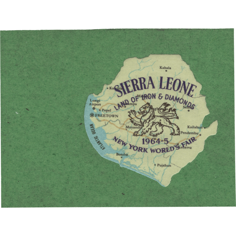 Sierra Leone 1964 (Variety) 1s World Fair, New York missing value