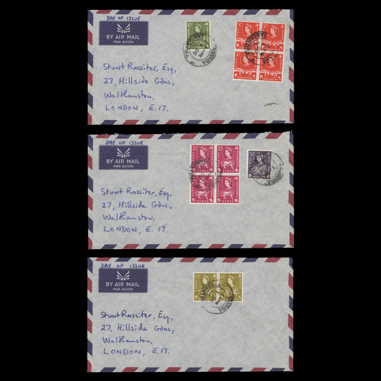 Kenya Uganda Tanganyika 1960 (FDC) Definitives