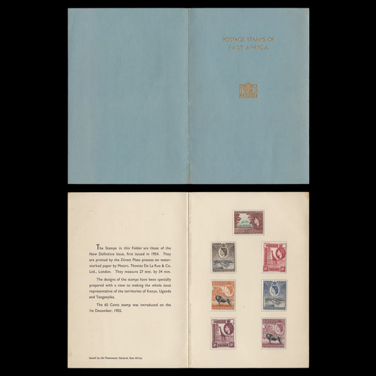 Kenya Uganda Tanganyika 1954 Definitives presentation folder