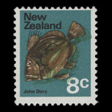 New Zealand 1974 (Variety) 8c John Dory with green shift