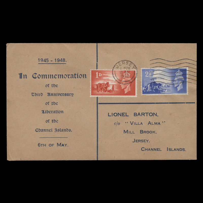Channel Islands 1948 (FDC) Liberation Anniversary