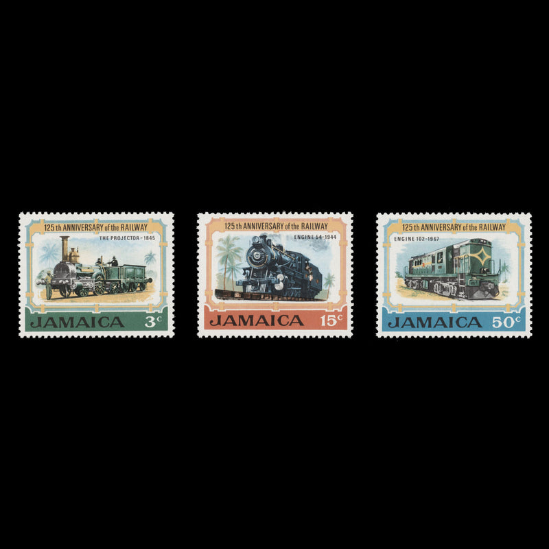 Jamaica 1970 Jamaican Railways Anniversary watercolour essays