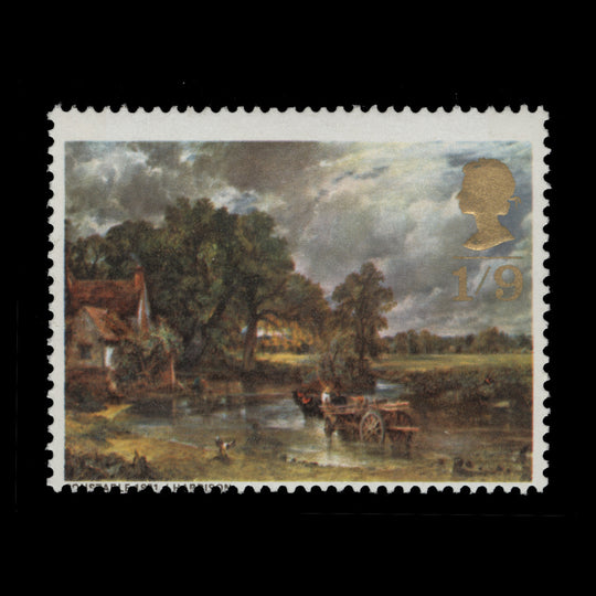 Great Britain 1968 (Variety) 1s9d British Paintings with perf shift