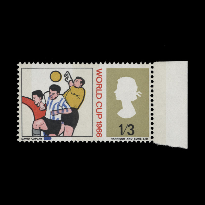 Great Britain 1966 (Variety) 1s 3d World Cup Football blue shift