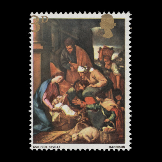 Great Britain 1967 (Variety) 3d Christmas gold shift