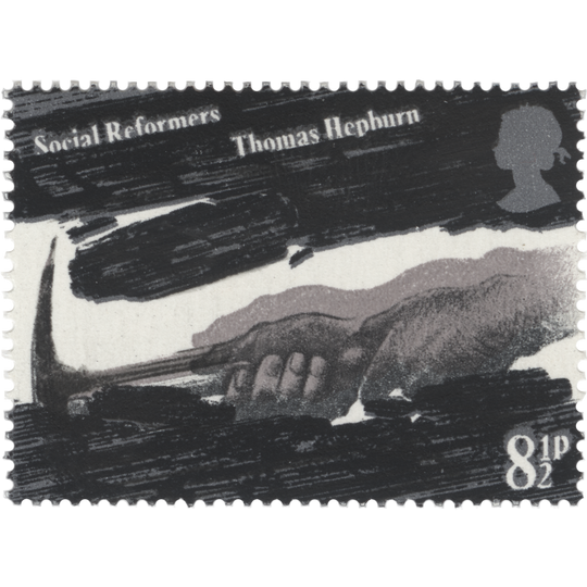 Great Britain 1976 (Variety) 8½p Social Reformers with black shift