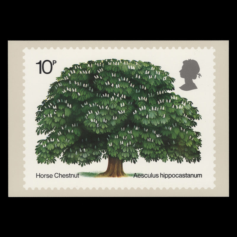 Great Britain 1974 (Unused) British Trees PHQ Card