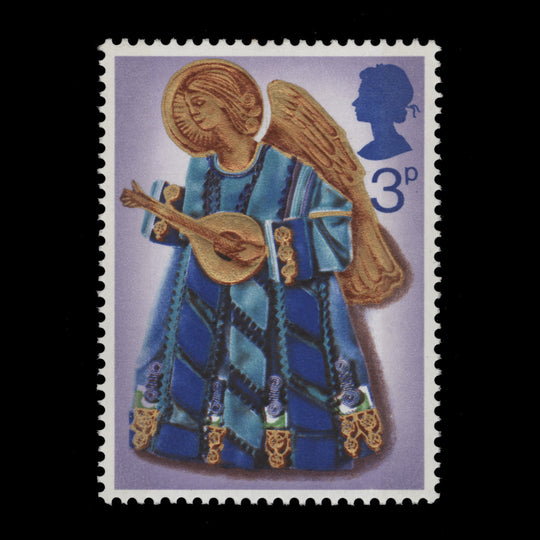 Great Britain 1972 (Variety) 3p Christmas green shift