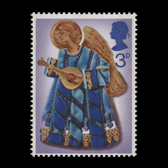 Great Britain 1972 (Variety) 3p Christmas missing green