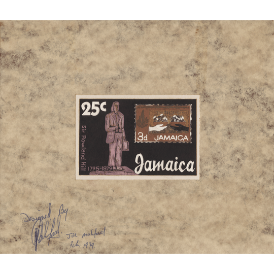 Jamaica 1979 Rowland Hill Death Centenary signed artwork