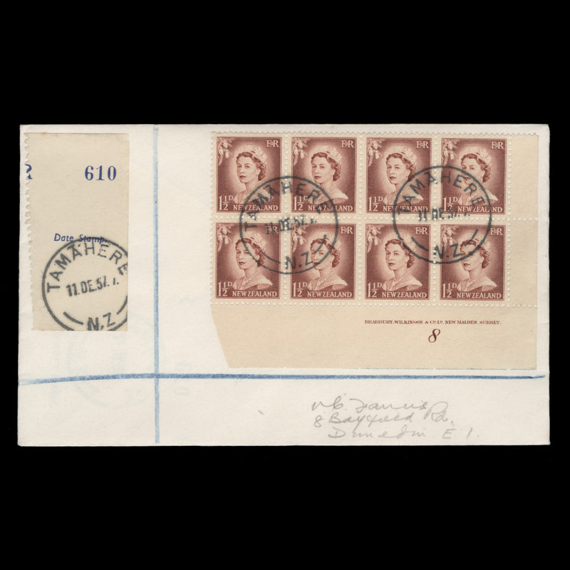 New Zealand 1957 (Postmark) Tamahere