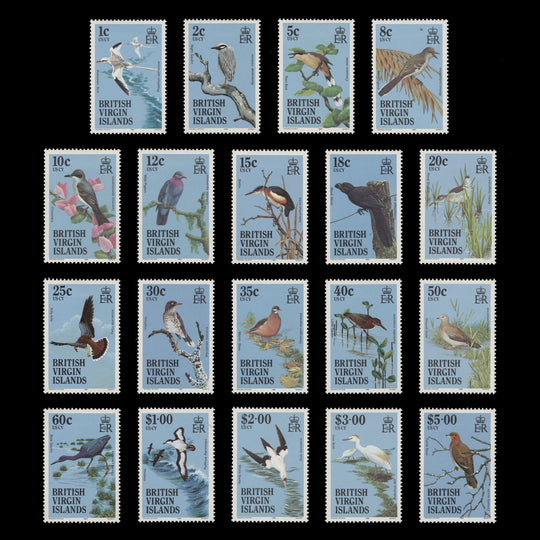 British Virgin Islands 1985 (MLH) Birds Definitives