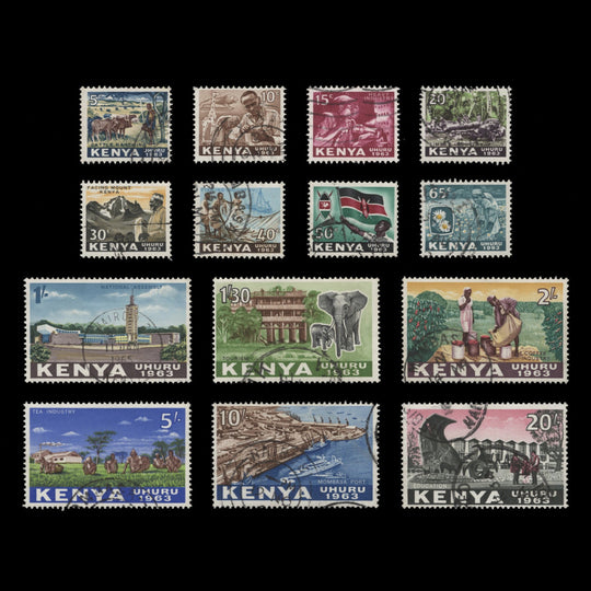 Kenya 1963 (Used) Uhuru Definitives