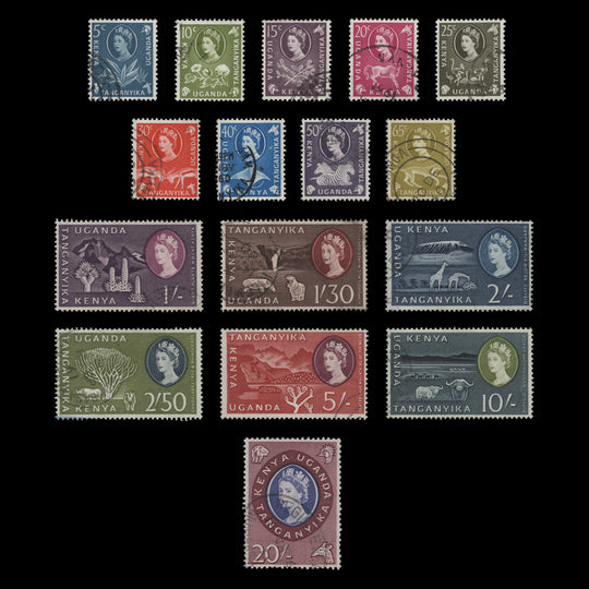 Kenya Uganda Tanganyika 1960 (Used) Definitives