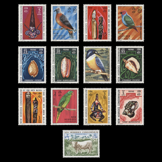 New Hebrides 1972 (MNH) Definitives
